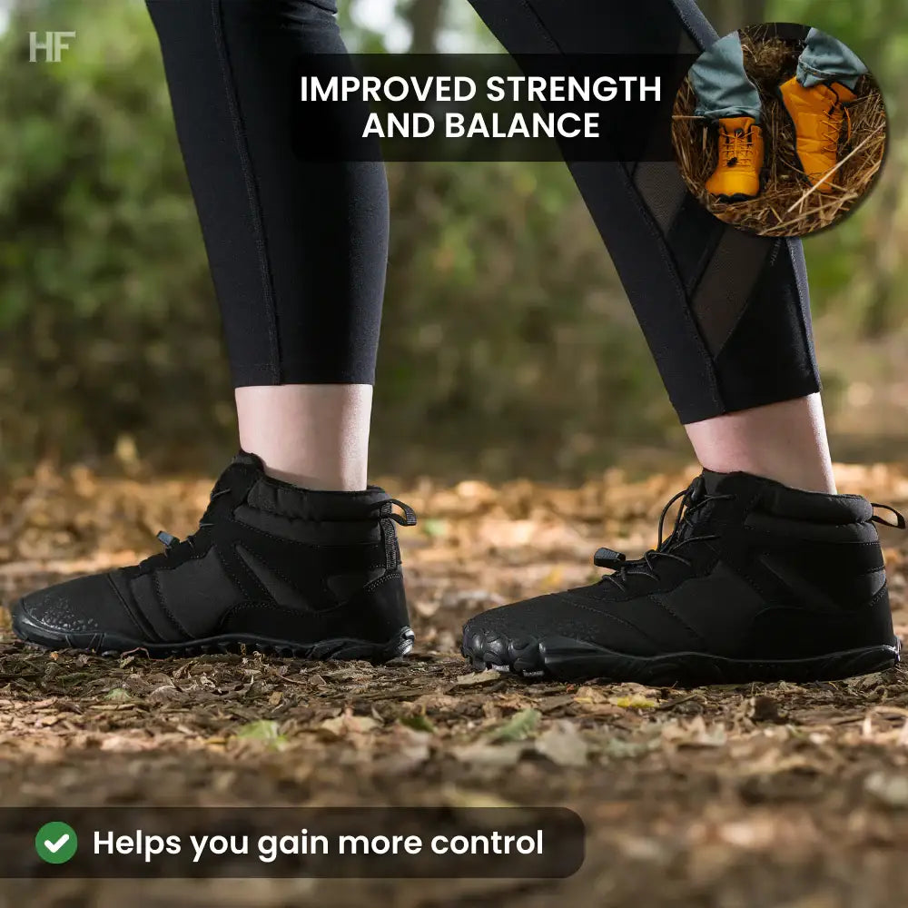 Vindra Flex - Zapato de Invierno Antideslizante y Universal para Descalzo (Impermeable)