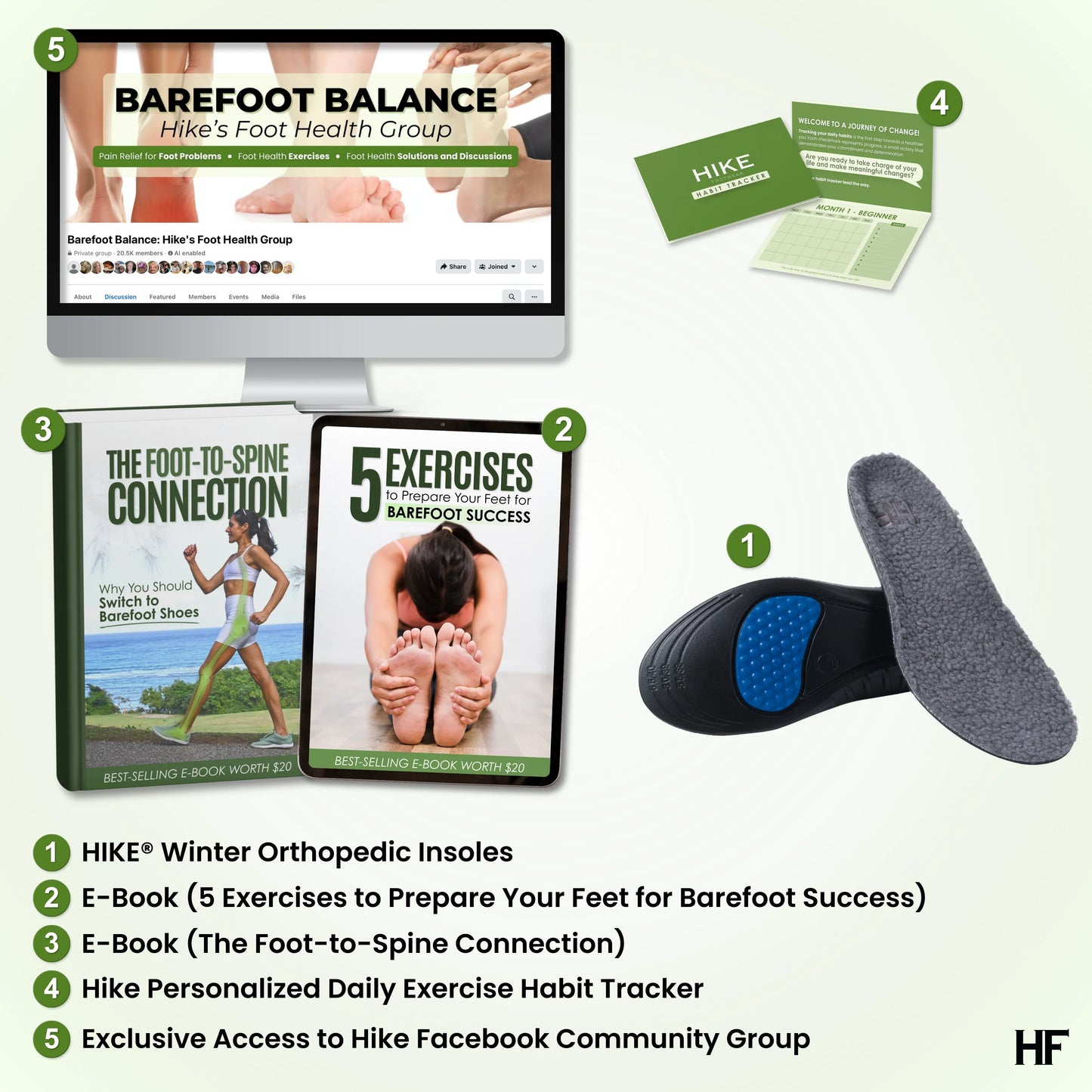 Plantillas ortopédicas para invierno HIKE® - Almohadillas para pies cálidas, amortiguadoras de impactos y alivio del dolor
