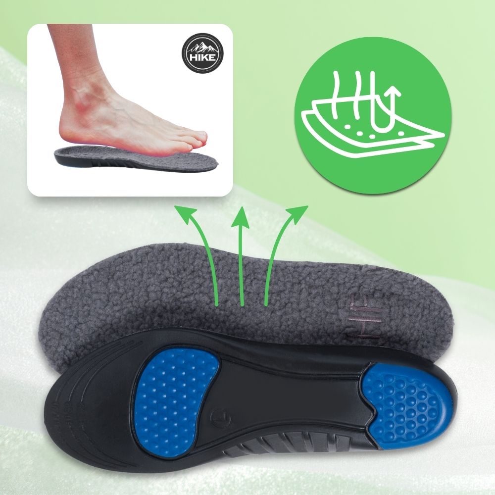 Plantillas ortopédicas para invierno HIKE® - Almohadillas para pies cálidas, amortiguadoras de impactos y alivio del dolor