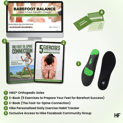 Plantillas ortopédicas HIKE® - Almohadillas para pies que alivian el dolor y absorben los impactos