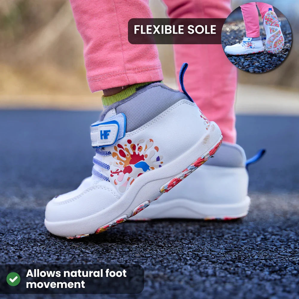HF Splash - Zapatillas para niños sin suela ligera y antideslizantes