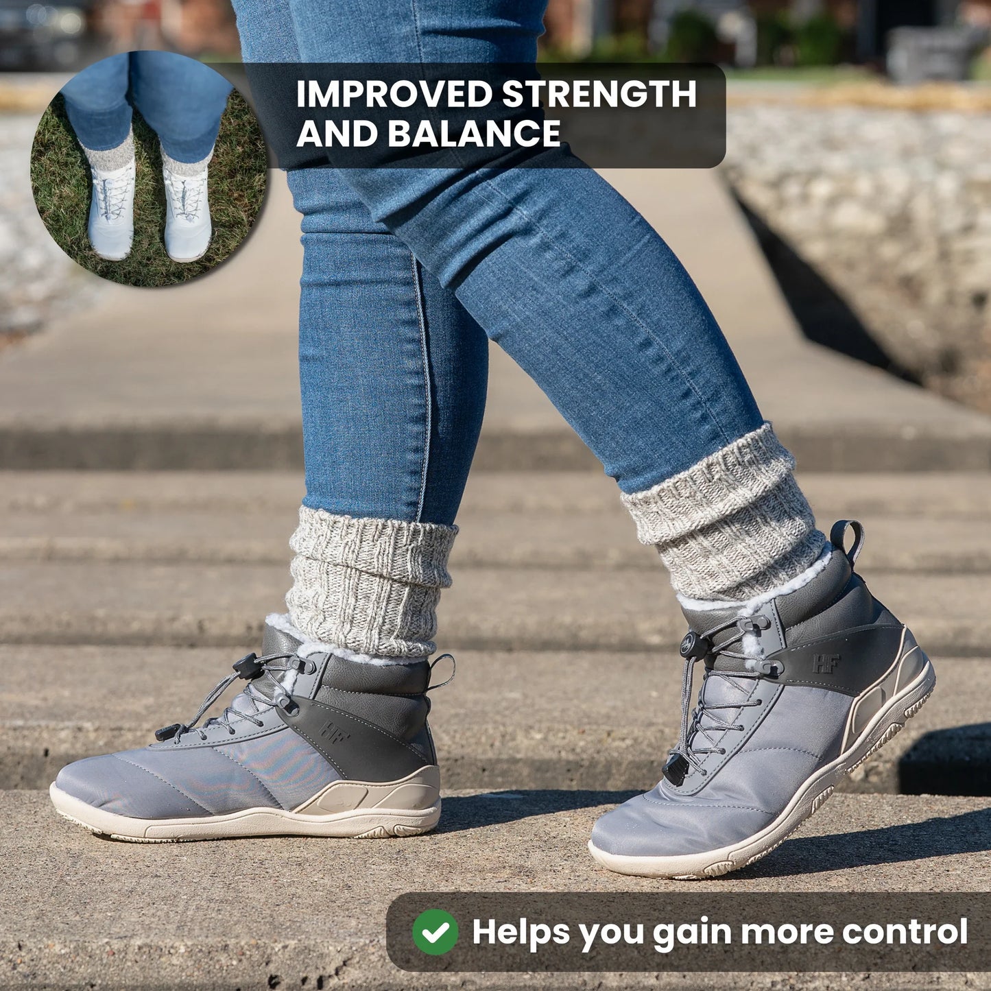 HF Azura – Zapatos de Invierno Ergonomicos y de Apoyo para Maletero (Unisex)