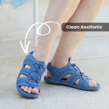 Sandalias HF Baresandals I – plantilla ergonómica y sandalias minimalistas ultraligeras (Unisex)