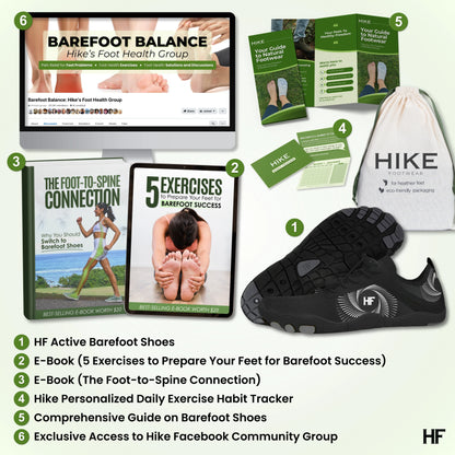 HF Activo - Zapatos Descalzos para un Estilo de Vida Activo y Alivio del Dolor (Unisex)