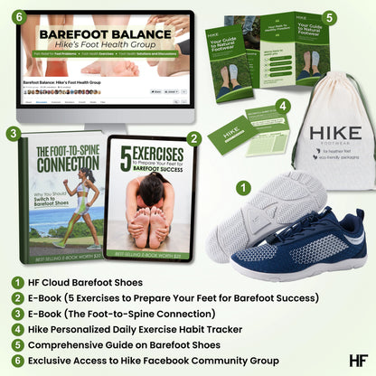 Calzado Descalzo Serie HF x Nube – Zapatos Sin Tacón para Dolor de Pies, Rodillas y Espalda (Unisex)
