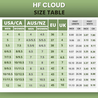 Serie HF x Nube – Zapatos descalzos para dolor en pies, rodillas y espalda (Unisex) (Compra uno y lleva otro)