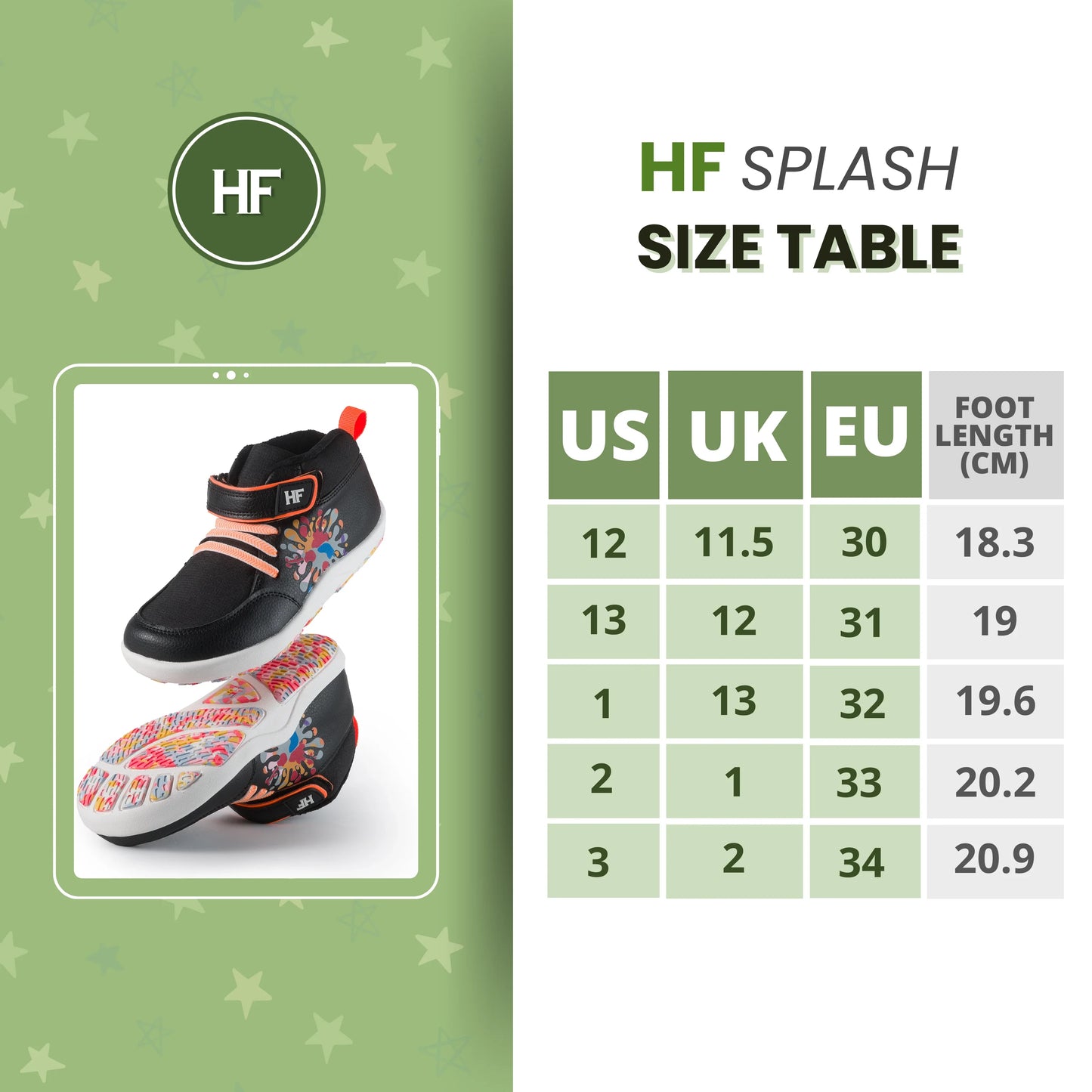HF Splash - Zapatillas para niños sin suela ligera y antideslizantes
