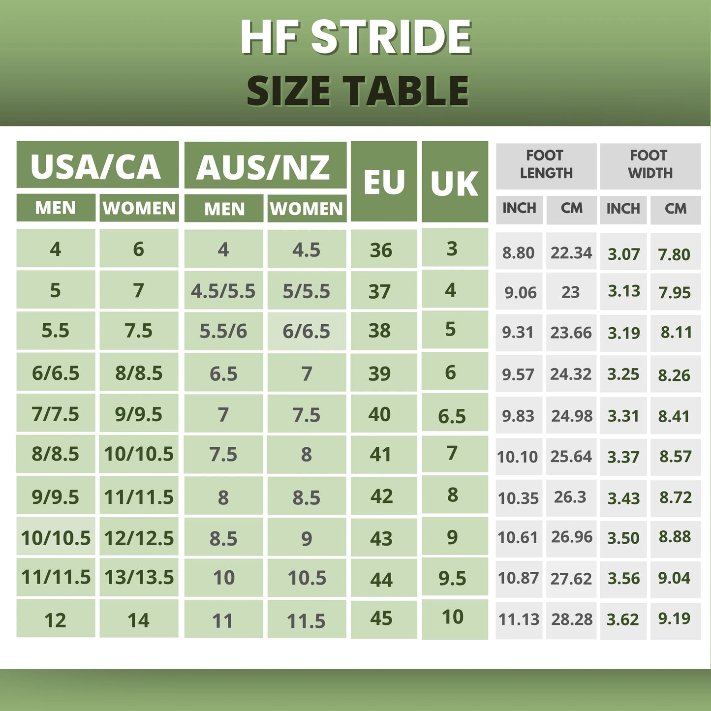 HF Stride – Zapatos descalzos ergonómicos y autónomos (Unisex)