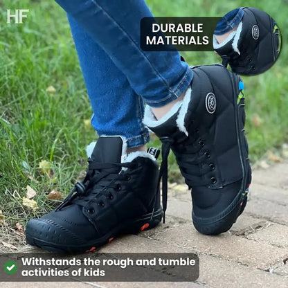 Hike Kids - Zapatos de Invierno Impermeables para Niños en Estilo Descalzo