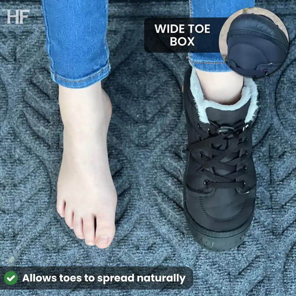 Hike Kids - Zapatos de Invierno Impermeables para Niños en Estilo Descalzo