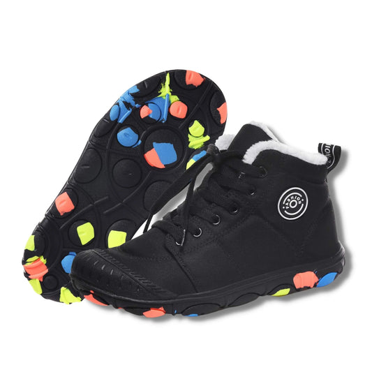 Hike Kids - Zapatos de Invierno Impermeables para Niños en Estilo Descalzo