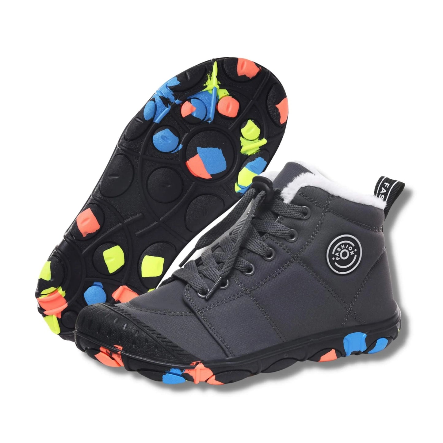 Hike Kids - Zapatos de Invierno Impermeables para Niños en Estilo Descalzo