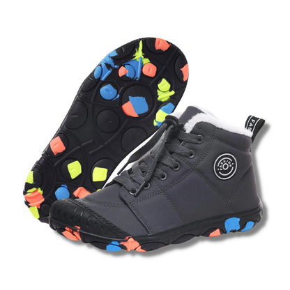 Hike Kids - Zapatos de Invierno Impermeables para Niños en Estilo Descalzo