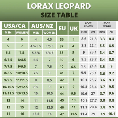 Lorax Leopard - Zapatos descalzos saludables y antideslizantes (Unisex) [Edición limitada]