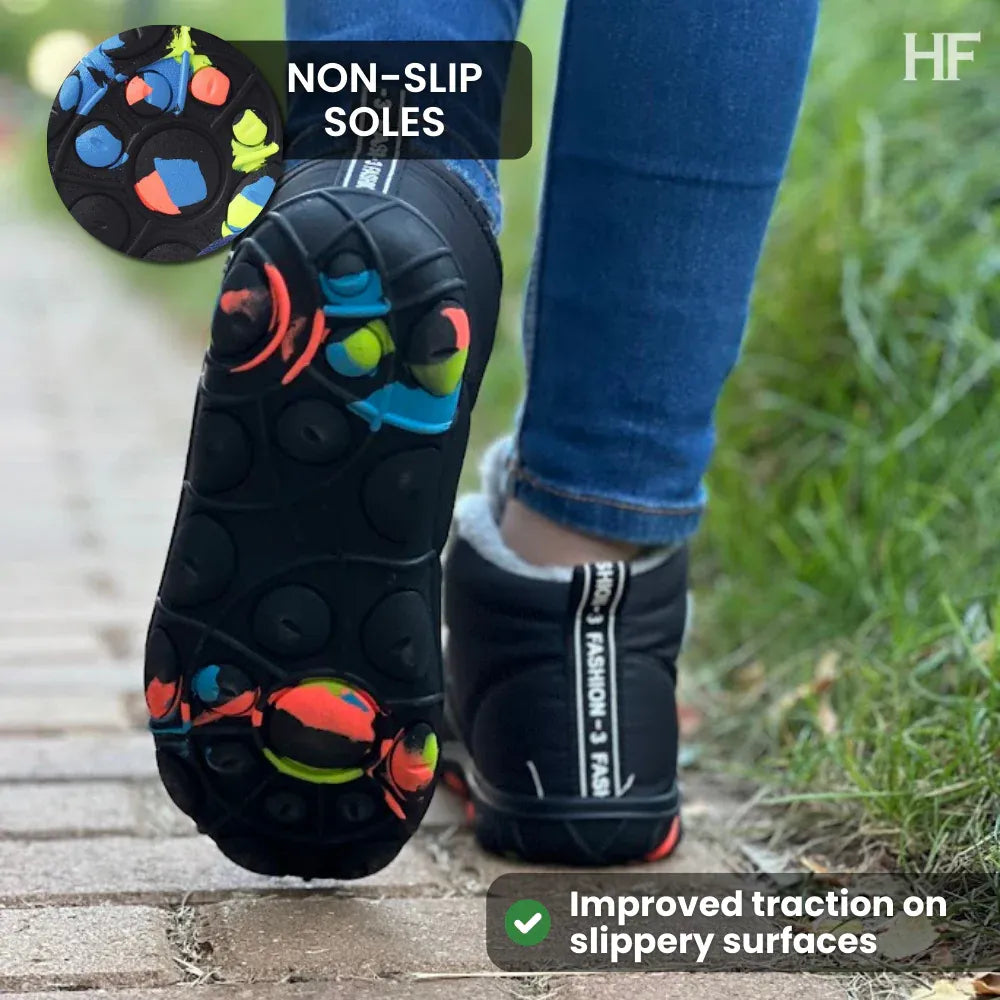 Hike Kids - Zapatos de Invierno Impermeables para Niños en Estilo Descalzo