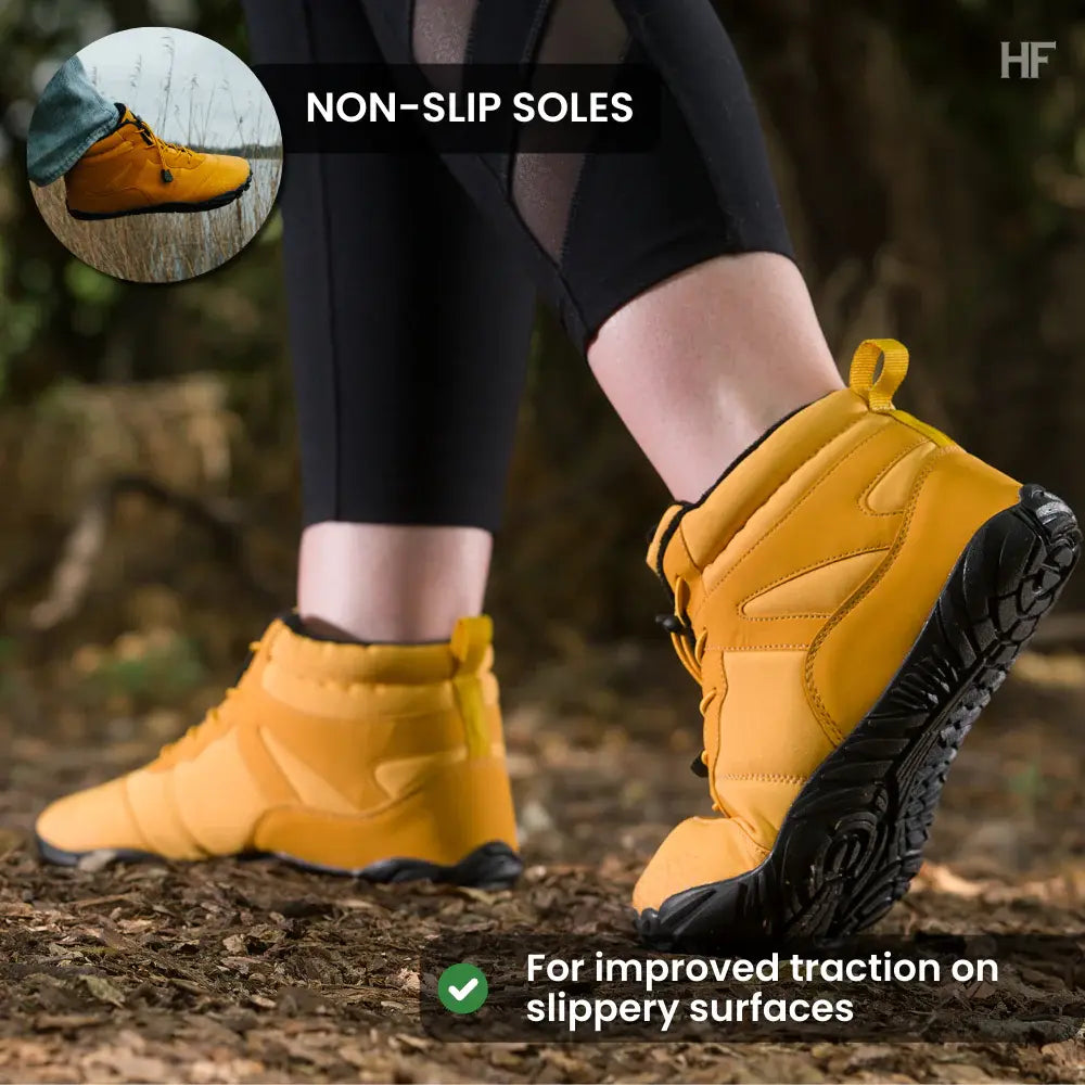 Vindra Flex - Zapato de Invierno Antideslizante y Universal para Descalzo (Impermeable)
