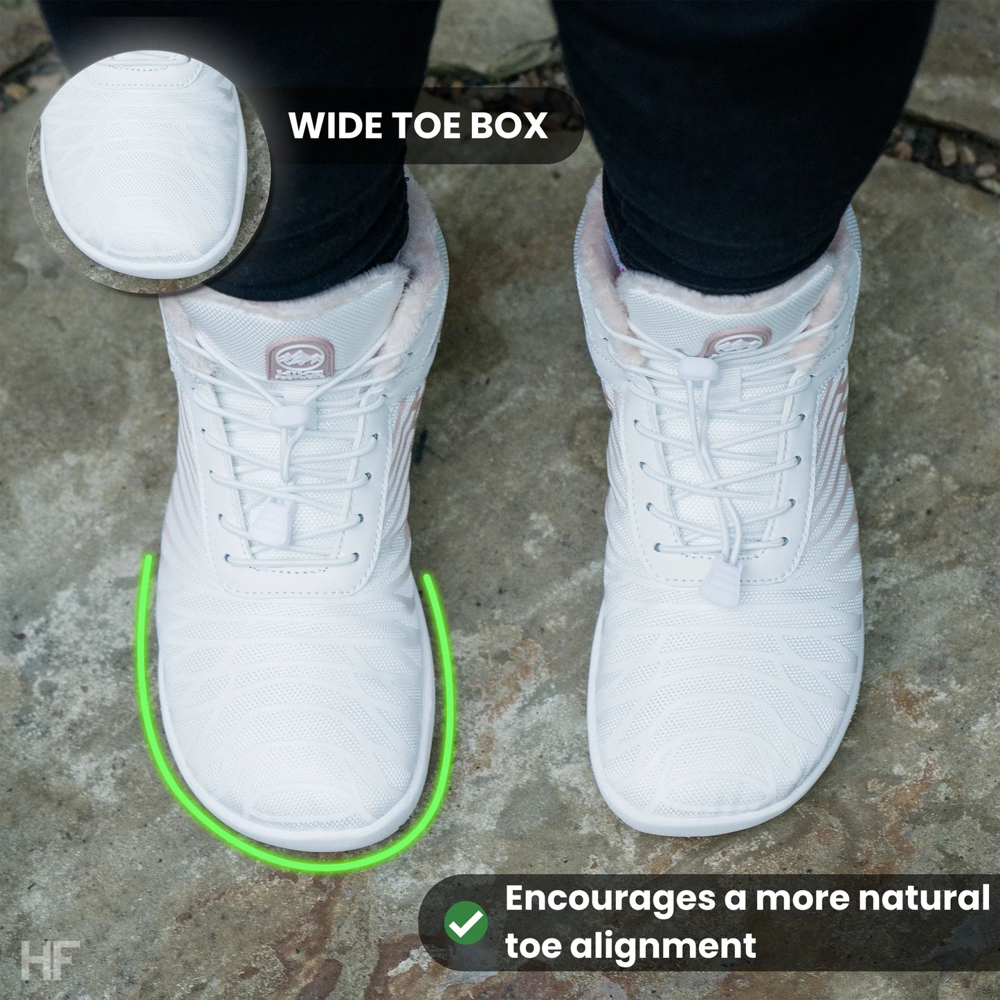 Lorax Winter – Zapatillas de Invierno Ergonómicas y de Apoyo para Uso Descalzo (Unisex)